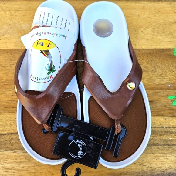 Hawaiian Jellys Ultra Comfort Coconut Fruit Unisex Flip Flop Sandal Wome… - Picture 4 of 16